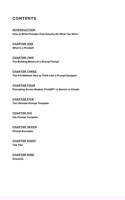 The Ultimate Prompting Playbook (ChatGPT, Claude, Gemini)